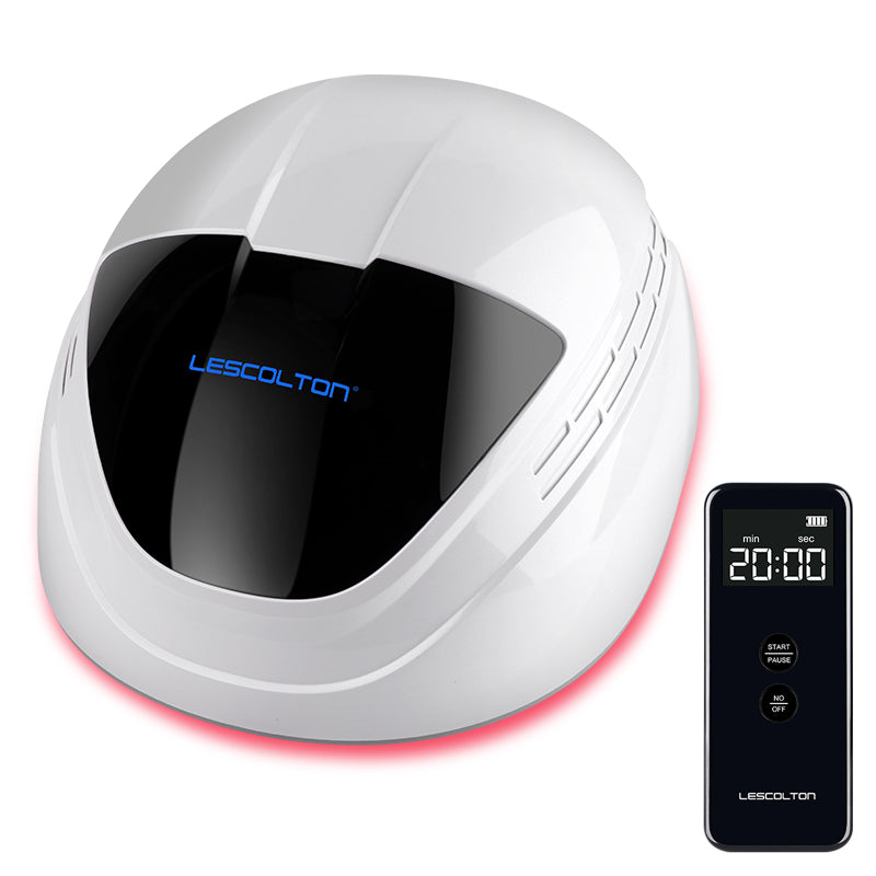 Portable Hair Regrowth Unit, FDA Approved, 80 Laser Diodes, Rechargeable Red Light Therapy Cap and Helmet