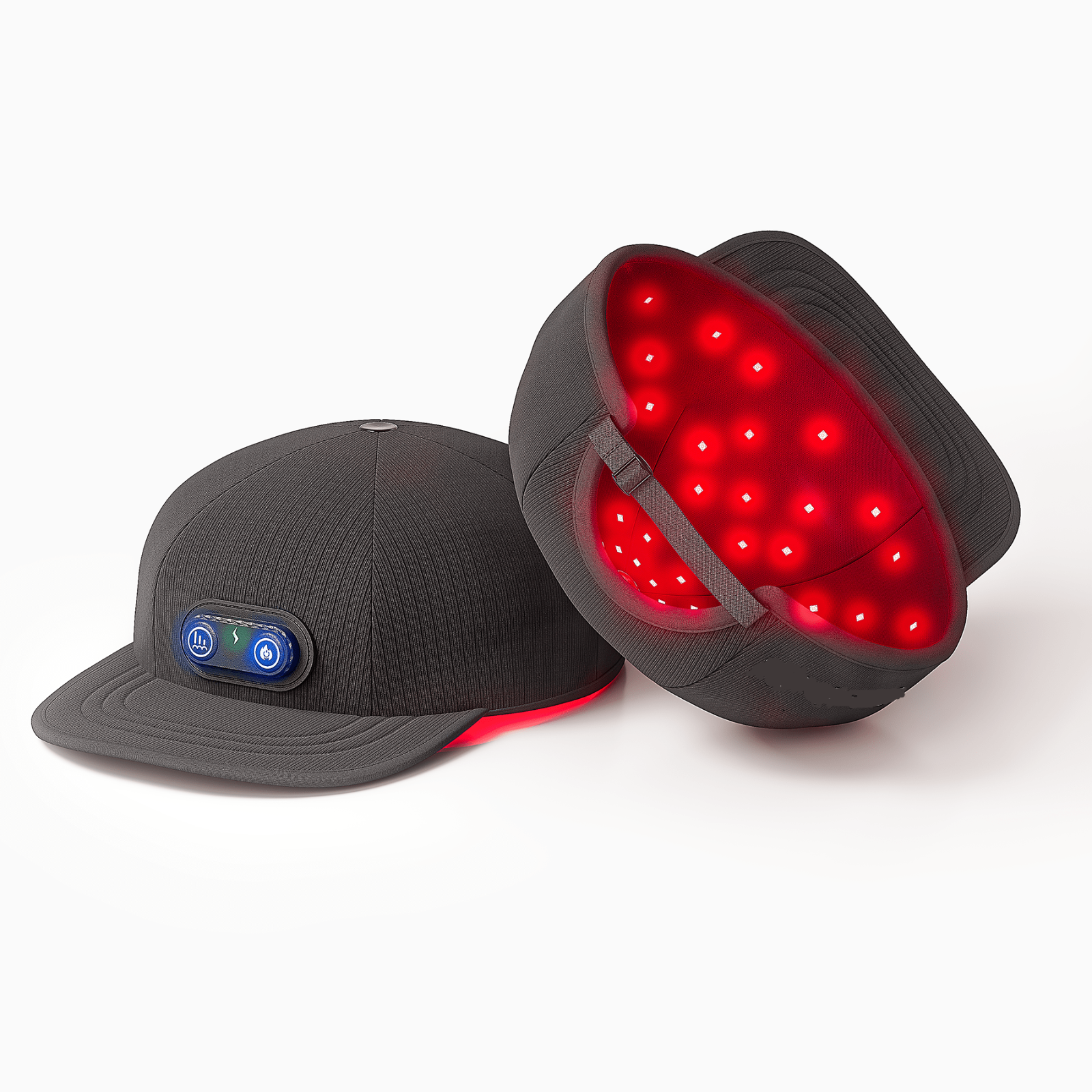 A powerful, FDA-cleared, portable red light therapy cap for thicker hair and healthier scalp